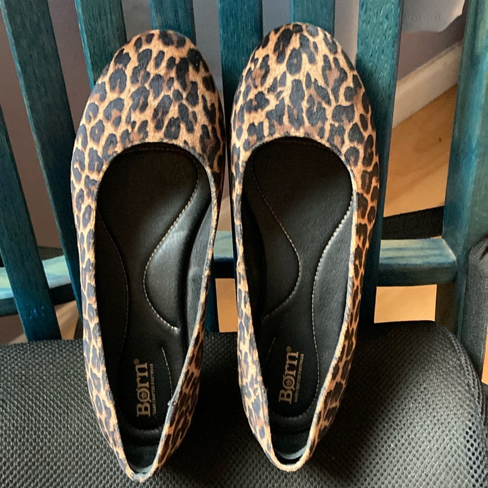 Born Leopard Print Flats